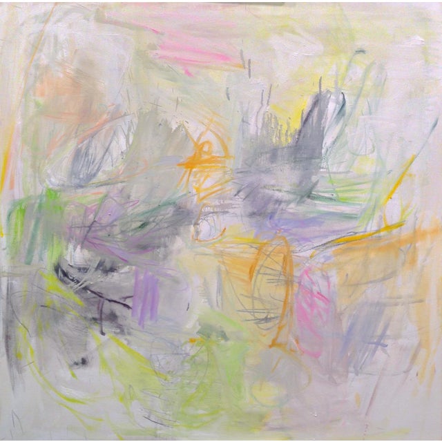 "Sydney Sunrise" by Trixie Pitts Large Abstract Expressionist Oil Painting For Sale