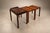 Mid-Century Modern Set of Three Brazilian Rosewood Nesting Tables with Removable Tray & Brass Sabots, 1960s For Sale - Image 3 of 18