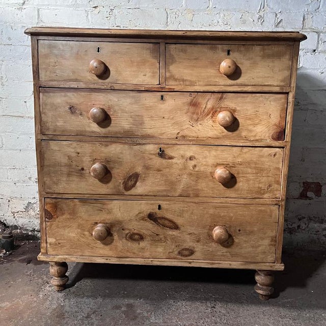 Victorian Pine Chest of Drawers For Sale - Image 14 of 14