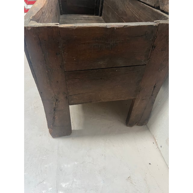 Antique Elm Star Chest, 1700s For Sale - Image 9 of 17