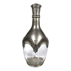 Vintage French Decanter Etains Du Manoir, 1950s