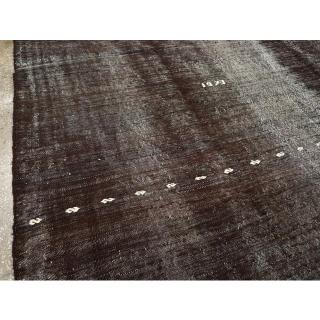 Late 20th Century Galerie Shabab Collection Late 20th Century Handmade Turkish Flatweave Kilim Small Room Size Carpet For Sale - Image 5 of 10