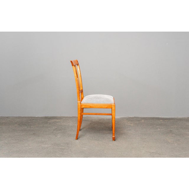 Item: Chair / Upholstered Chair Period & Style: Art Nouveau - early 20th century Features: - elegant design with clean,...