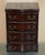 Small Vintage Serpentine Mahogany Chest of Drawers For Sale - Image 14 of 18