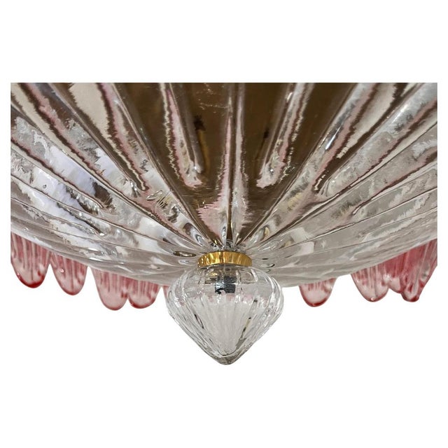Mid-20th Century Pink Murano Chandelier, 1970s, Set of 2 For Sale - Image 11 of 18