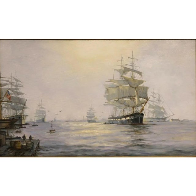 Henry Scott, British (1911-2005). Specializing in ship portraits set within realistic atmospheres, Henry Scott also...