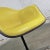 Eames Pac Yellow Padded Swivel Armchair W/Gray Fiberglass Shell & Aluminum Base For Sale - Image 9 of 12