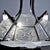 Art Deco Chandelier in Nickled Bronze by Degue, France, 1920s For Sale - Image 10 of 13