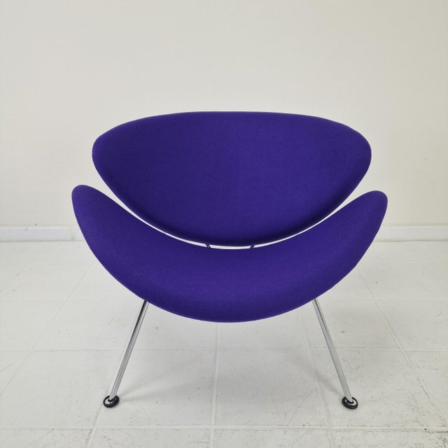 Artifort Orange Slice Chair attributed to Pierre Paulin for Artifort, 1980s For Sale - Image 4 of 11