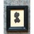 Vintage Silhouette Portrait in Black Frame For Sale - Image 10 of 12