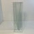 Transparent 1980s Contemporary Post Modern Glass Bud Vase For Sale - Image 8 of 10