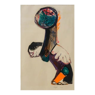 Bernard Lorjou (French, 1908-1986) Signed and Numbered Colored Lithograph For Sale