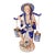Large Vintage Chinese Fisherman Figurine For Sale