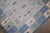Vintage Zabihi Collection Abstract Blue Swedish Kilim - 4'10" x 6' For Sale - Image 9 of 12