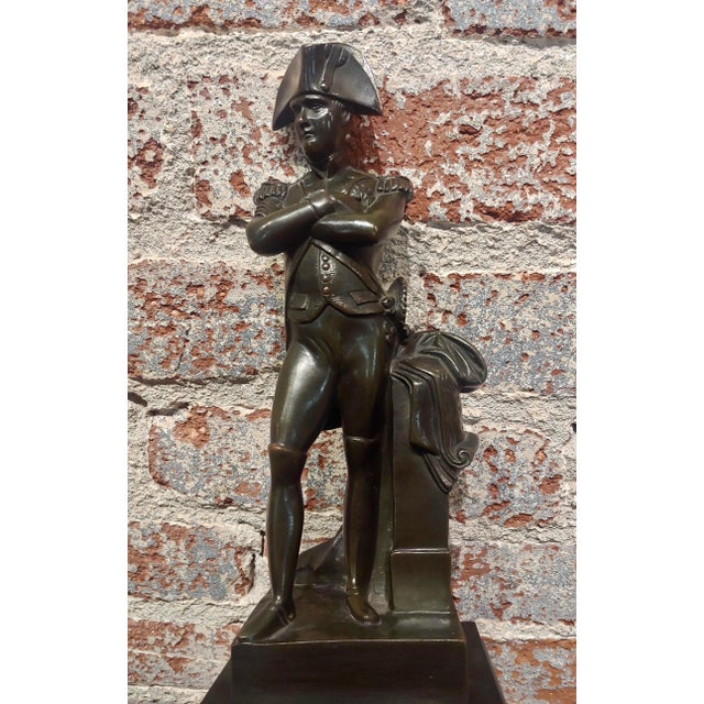 Napoleon Bonaparte in Uniform -19th Century Bronze Sculpture For Sale - Image 4 of 8