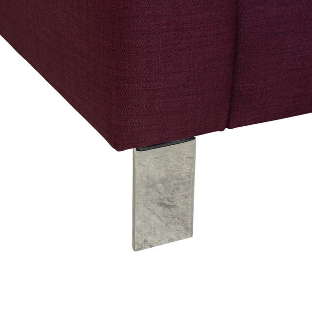 Purple Flex Plus 3-Seater Sofa in Aubergine Fabric from Ewald Schillig For Sale - Image 8 of 14