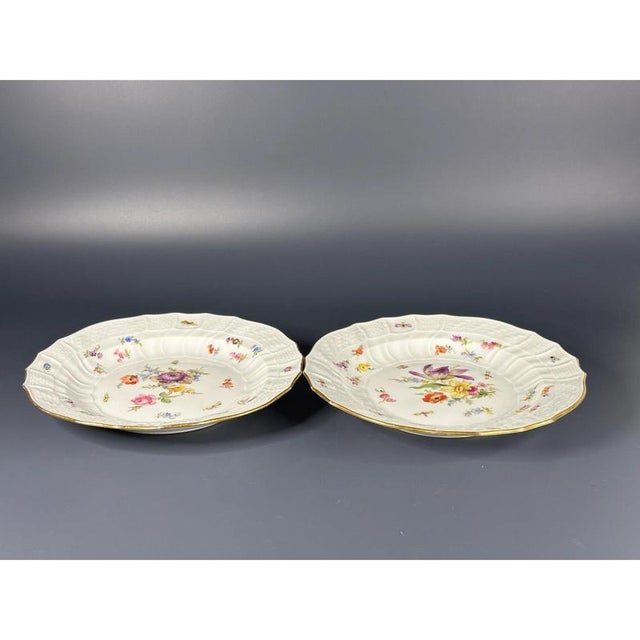 Wilhelm II Neubrandenstein Plates from Meissen, 1893-1915, Set of 2 For Sale - Image 9 of 13