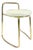 Vintage Italian Gilded Stool, 1980s For Sale