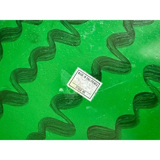 Vintage Handpainted Wood Watermelon Platter For Sale - Image 10 of 12