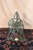 1930s Folk Art Green and Gold Scroll Shelf For Sale - Image 11 of 13