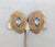 Vintage 1950s Signed Napier Goldtone Faux-Aquamarine Clip Earrings-2 Pieces For Sale In Philadelphia - Image 6 of 8