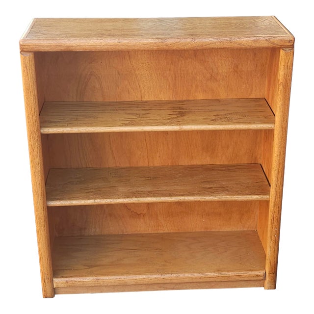 Mid-20th Century Oak Low Bookcase / Bookshelf For Sale