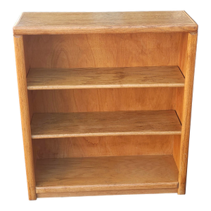 Mid-20th Century Oak Low Bookcase / Bookshelf
