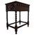 Brown 20th Century Gothic Oak Side Table For Sale - Image 8 of 10