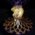 Late 20th Century Vintage Murano Nason Signed Sapphire Blue Gold Flecks Diamond Design Italian Art Glass Flower Vase For Sale - Image 5 of 7