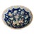 Vintage Chinese Famille Rose Cobalt Blue Porcelain Bowl For Sale