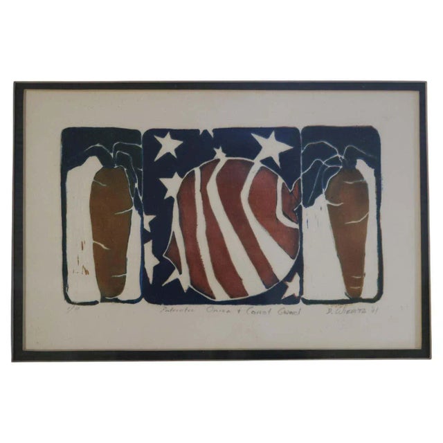 1970s Americana Lithograph by D. Wieditz For Sale - Image 5 of 5