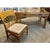 Rattan Midcentury British Colonial Campaign Style Desk & Chair Set For Sale - Image 9 of 10