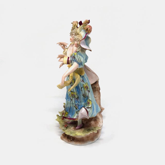 Early 20th Century Royal Rudolstadt German Figurine For Sale - Image 4 of 12