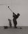 American Vintage Golfer Copper Weathervane 2nd Half 20th Century For Sale - Image 3 of 3