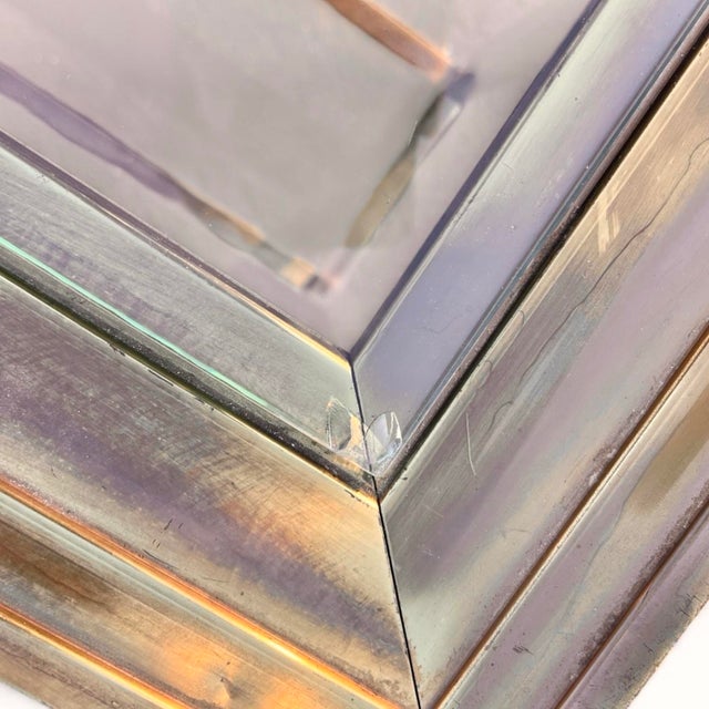 Late 20th Century Petite Mastercraft Attributed Console Table For Sale In Chicago - Image 6 of 6