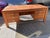 1970s Danish Mid Century Modern Teak Executive Desk by D-Scan Unmarked For Sale - Image 5 of 12