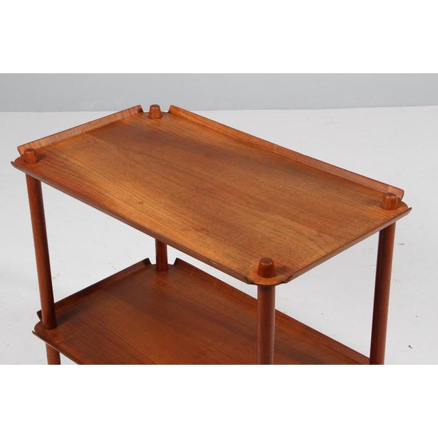 1960s Teak Bar Cart by Poul Hundevad, Denmark, 1960s For Sale - Image 5 of 8