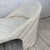White Striped Chaise Lounge For Sale - Image 4 of 10