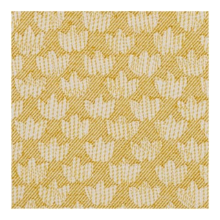 Fermoie Gold Eythorne Cotton Fabric - 3 1/3 Yards For Sale