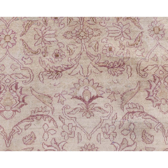 Pink 1920s Persian Kirman Rug For Sale - Image 8 of 11