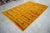 Goldenrod Vintage Turkish Rug – Zeki Muren Art Deco Abstract Wool Carpet, Mid-Century Collector Masterpiece 7′1″ × 10′1″ For Sale - Image 8 of 15