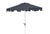 2020s Zimmerman 9 Ft Market Umbrella, Navy & White/Chrome Pole For Sale - Image 5 of 5