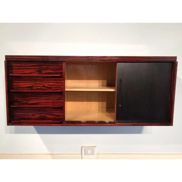 Mid-Century Italian Macassar Ebony Sideboard, 1950s For Sale - Image 13 of 18