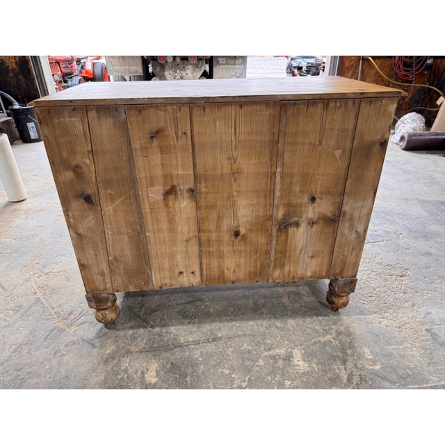 19th Century English Pine Chest of Drawers For Sale - Image 11 of 12