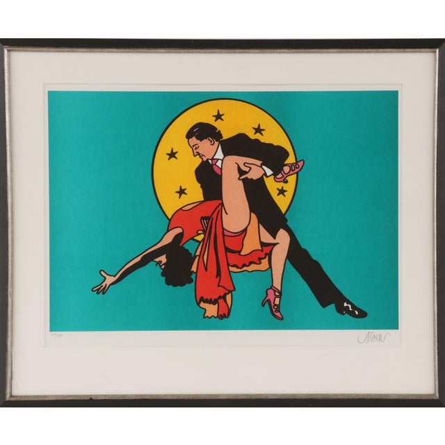 Petter Thoen, Tango for Two, 2017, Color Lithograph For Sale - Image 4 of 4