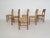 Vintage French Papercord Dining Chairs, 1950s, Set of 6 For Sale - Image 4 of 6