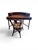 A striking authentic Ficks Reed vintage Regency-style faux bamboo and rattan desk featuring an elegant tortoise lacquer...