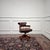 Brown English Oxblood Chesterfield Desk Chair For Sale - Image 8 of 8
