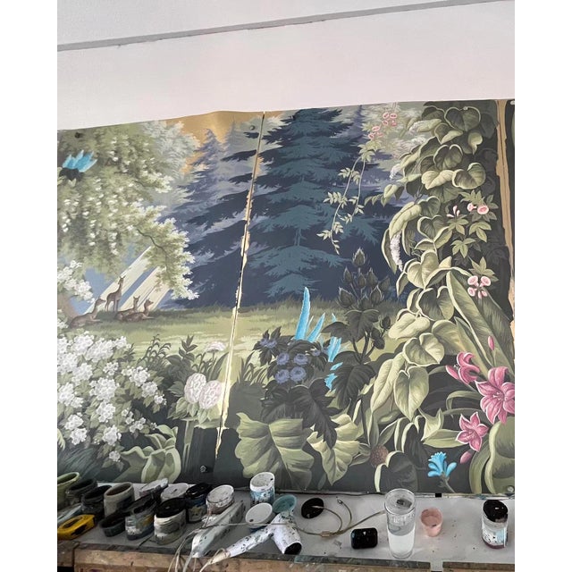 If you admire the timeless elegance of luxury scenic wallcoverings but seek a more accessible alternative, these hand-...
