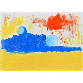 Unknown, Landscape, 1990s, Mixed Media on Paper For Sale